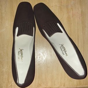 Vintage suede women’s dress shoe.